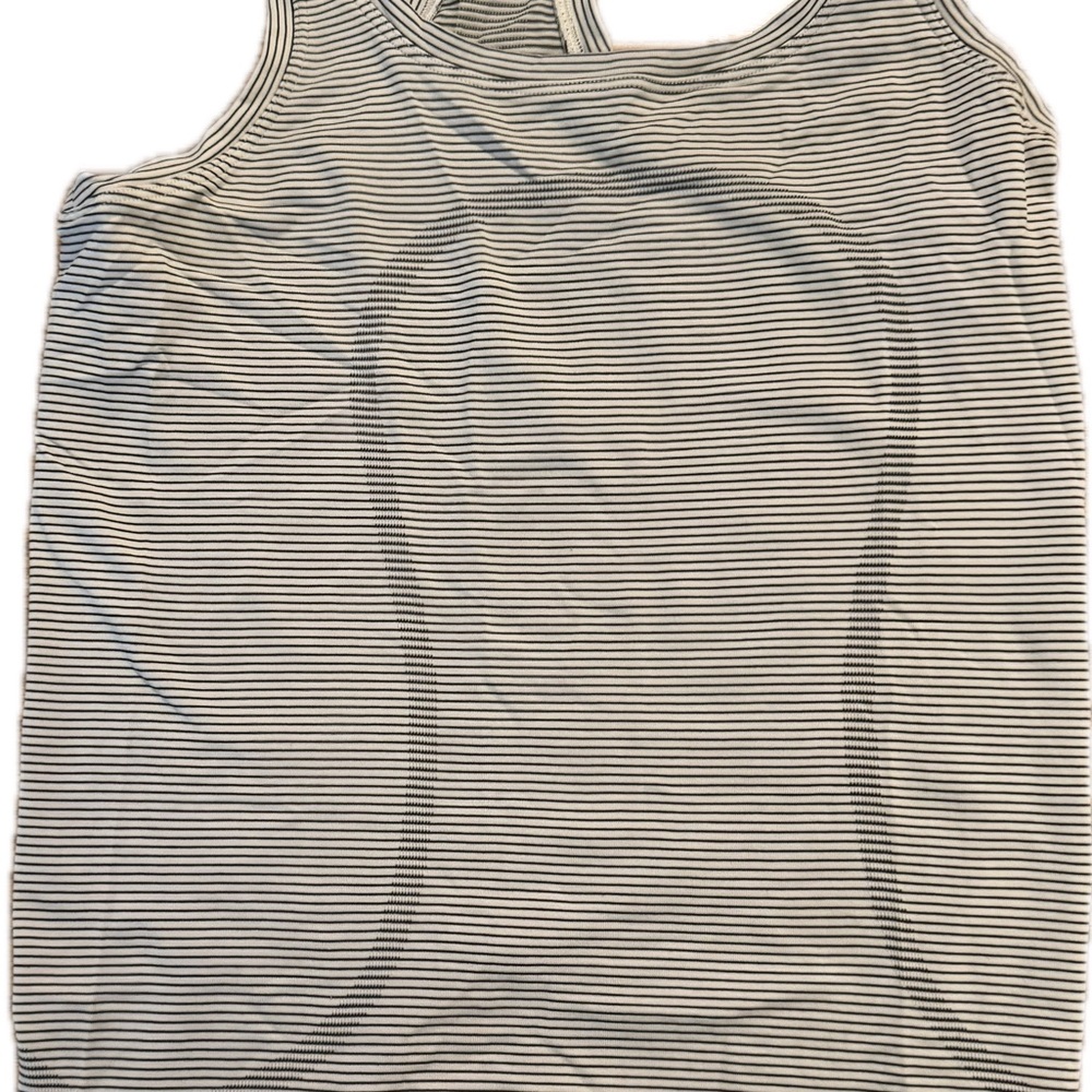 Striped swiftly lululemon tank